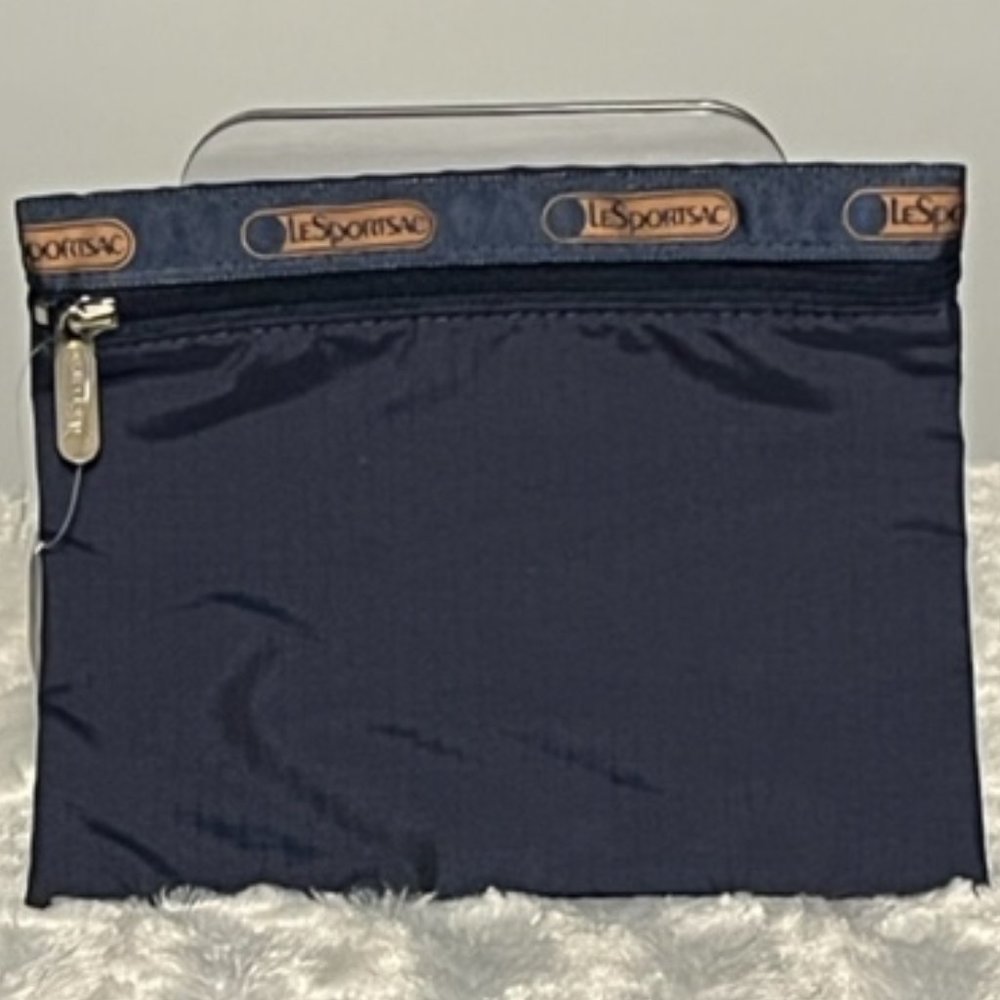 Le SPORTSAC Navy Blue Cosmetic Or General Purpose Pouch NWOT